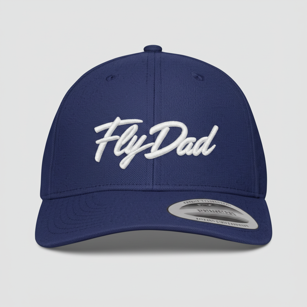 Fly Dad USA Map Hat in Navy